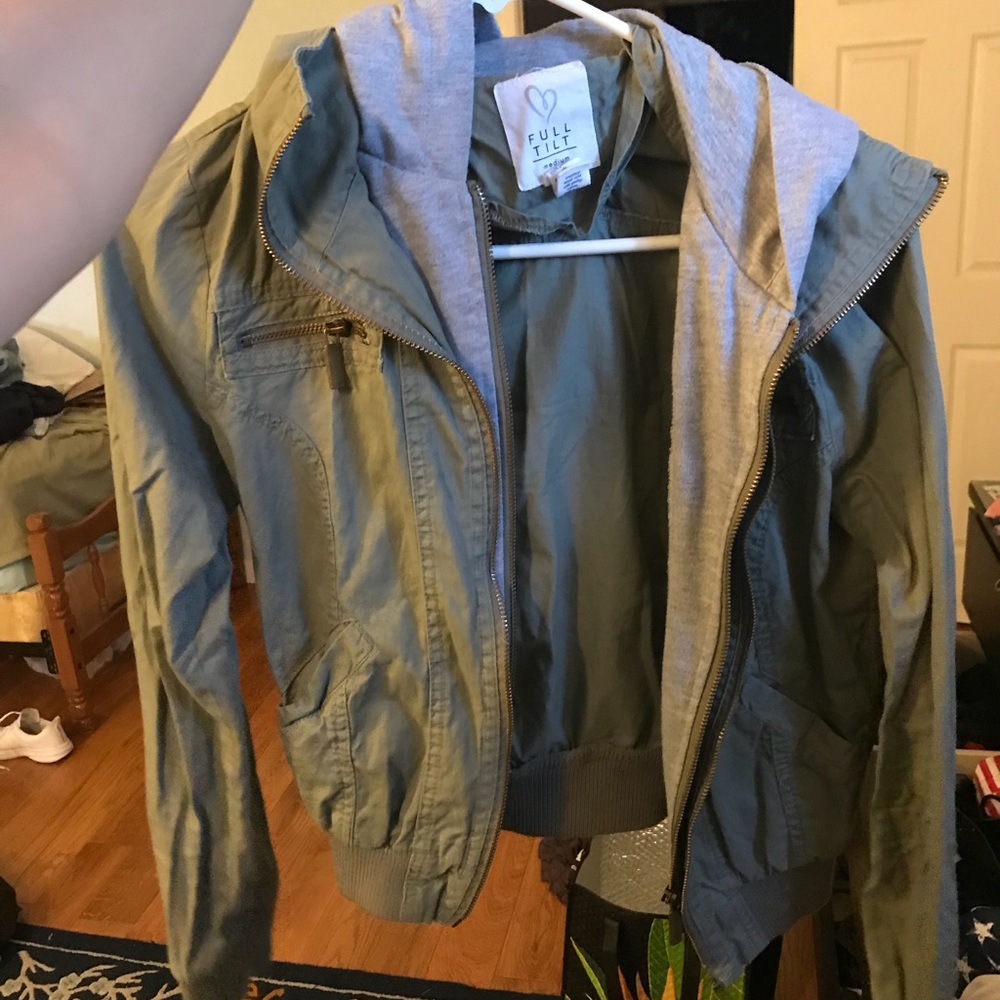 Army green jacket / hoodie